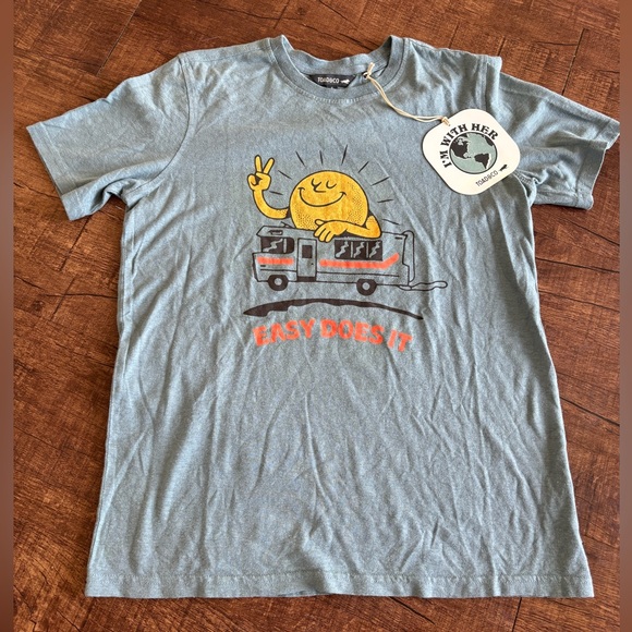 NWT | Toad & Co Hemp Daily Short Sleeve Tee | Easy Does It - Picture 2 of 8